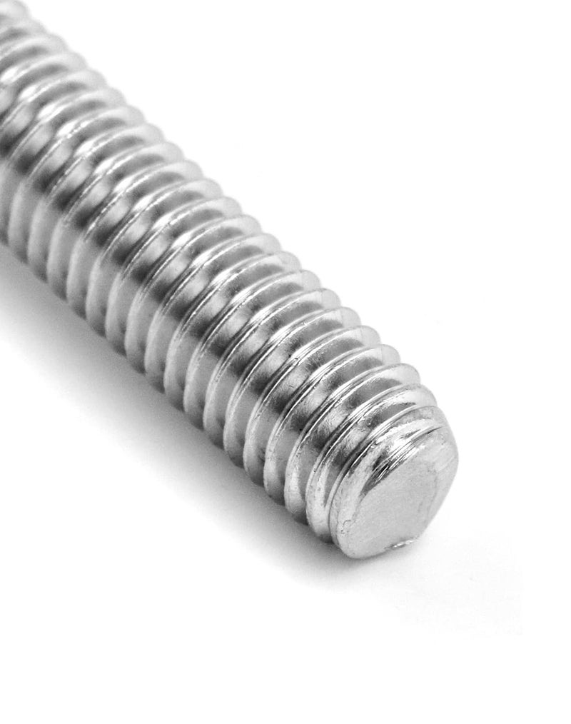 QWORK براغي عين ملولبة، عبوة 10 حبة 3/8" x 4" طويلة من الفولاذ المقاوم للصدأ من الدرجة البحرية، M10x100mm - Image 4